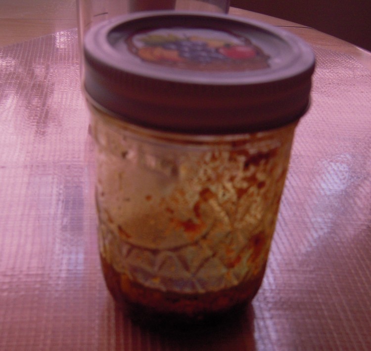 My jar of indian curry paste